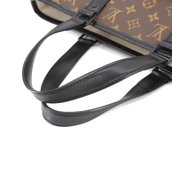 Louis Vuitton Macassar Weekend Tote PM Shoulder Bag Black - Picture 5 of 7